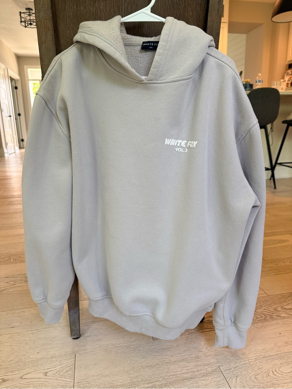White Fox Vol.3 Light Gray Hoodie Size M/L